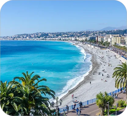 Theme Nice — Siège social sur la Côte d'Azur, lien direct avec l'international et la French Riviera