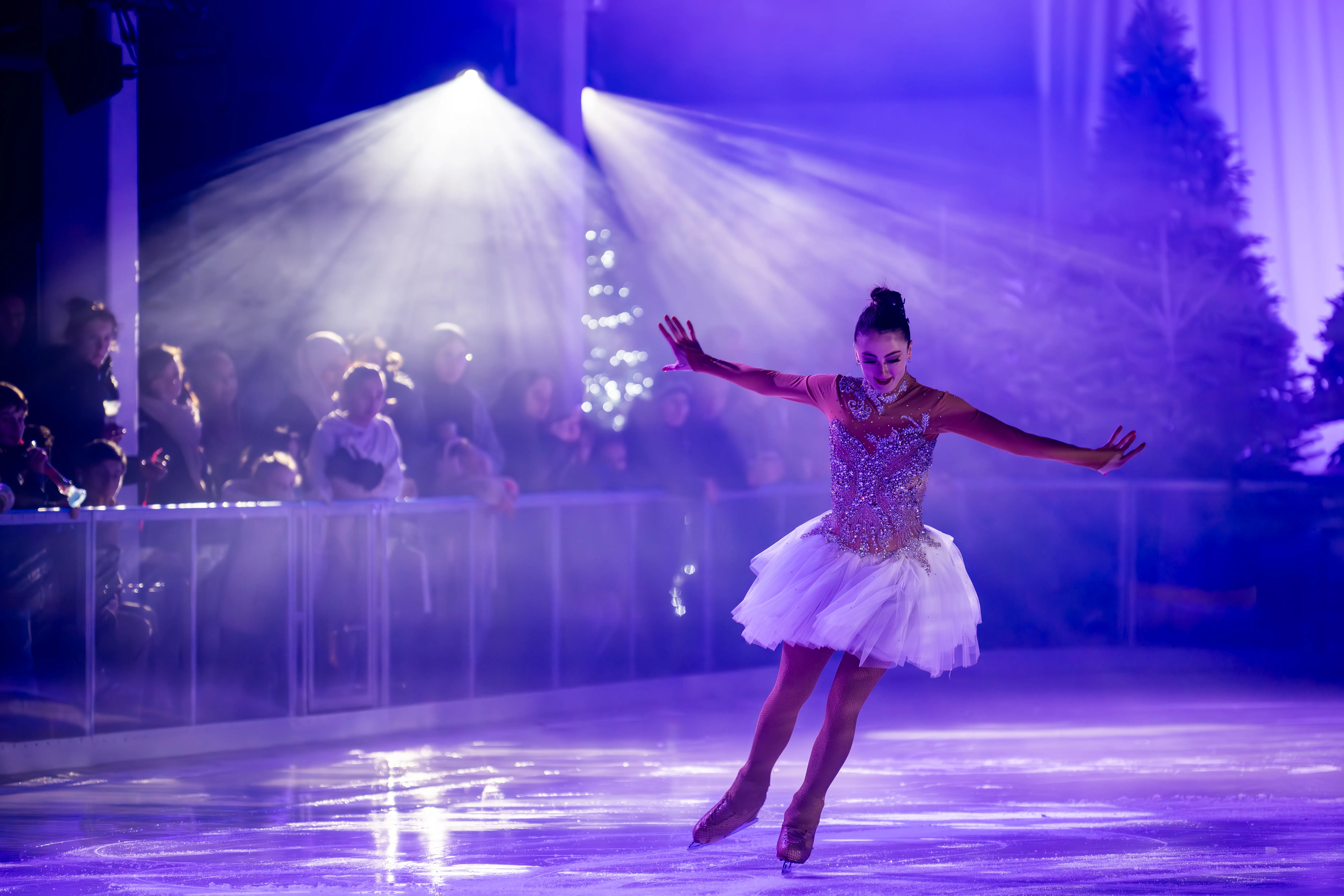 Spectacle sur glace grand format devant le public — Walibi Belgium